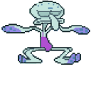 Squidward Tentacles Dancing Pixel