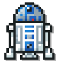 Star Wars R2-D2 and BB-8 Pixel