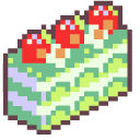 Strawberry and Kiwi Cakes Pixel