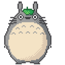 Totoro and Chu Totoro Pixel