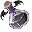 Witch’s Potion Vial and Magic Brew Cauldron Pixel