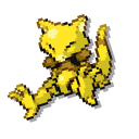 Pokemon Abra and Kadabra Pixel