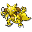 Pokemon Abra and Kadabra Pixel