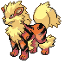 Pokemon Arcanine Pixel