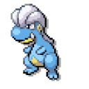 Pokemon Bagon and Salamence Pixel