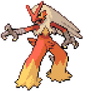 Pokemon Blaziken Pixel