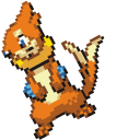 Pokemon Buizel and Floatzel Pixel