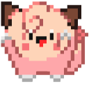 Pokemon Cleffa and Clefairy Pixel