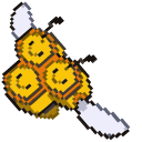 Pokemon Combee and Vespiquen Pixel