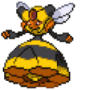 Pokemon Combee and Vespiquen Pixel