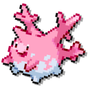 Pokemon Corsola and Johto Cursola Pixel