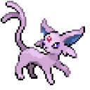 Pokemon Espeon and Umbreon Pixel