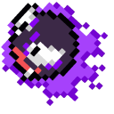 Pokemon Gastly and Gengar Pixel