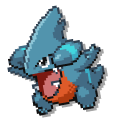 Pokemon Gible and Gabite Pixel