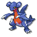 Pokemon Gible and Gabite Pixel