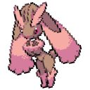 Pokemon Lopunny and Mega Lopunny Pixel