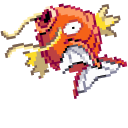 Pokemon Magikarp and Gyarados Pixel