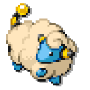 Pokemon Mareep and Flaaffy Pixel