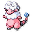 Pokemon Mareep and Flaaffy Pixel