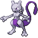 Pokemon Mew and Mewtwo Pixel