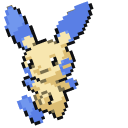 Pokemon Minun and Plusle Pixel