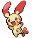 Pokemon Minun and Plusle Pixel