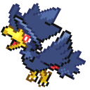 Pokemon Murkrow and Honchkrow Pixel