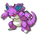 Pokemon Nidorino and Nidoking Pixel