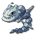 Pokemon Onix and Steelix Pixel