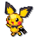 Pokemon Pichu and Pikachu Pixel