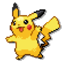 Pokemon Pichu and Pikachu Pixel