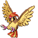 Pokemon Pidgeot and Pidgeotto Pixel