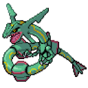 Pokemon Rayquaza Pixel
