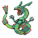 Pokemon Rayquaza Pixel