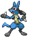 Pokemon Riolu and Lucario Pixel