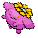 Pokemon Shiny Skiploom and Jumpluff Pixel