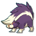Pokemon Stunky and Skuntank Pixel