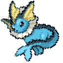 Pokemon Vaporeon Pixel