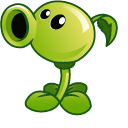Plants vs. Zombies Peashooter and Gatling Pea