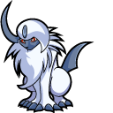 Pokemon Absol and Mega Absol