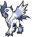 Pokemon Absol and Mega Absol