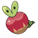 Pokemon Applin and Flapple