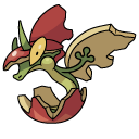 Pokemon Applin and Flapple