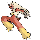 Pokemon Blaziken and Mega Blaziken
