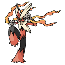 Pokemon Blaziken and Mega Blaziken