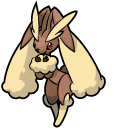 Pokemon Buneary and Lopunny