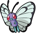 Pokemon Butterfree and Gigantamax Butterfree