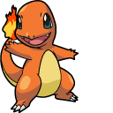Pokemon Charmander and Charizard