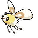 Pokemon Cutiefly and Ribombee