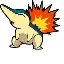 Pokemon Cyndaquil and Quilava